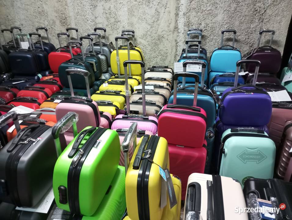 Walizki średnie na 4 kołach z abs podróżne Torby, plecaki i walizki Lublin
