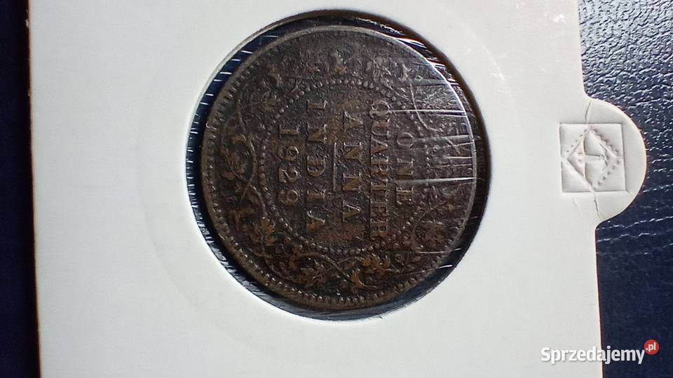 Stare monety 14 anny 1929 Indie Brytyjskie Numizmatyka Lesko