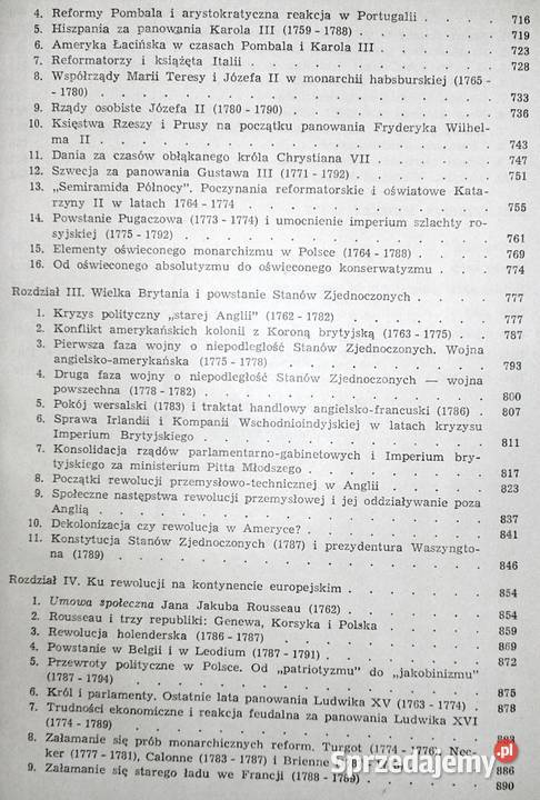 Historia powszechna Wiek XVIII Emanuel Pozostałe Chełm