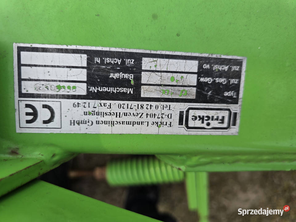 Kosiarka rotacyjna FRICKE 185 Korpele sprzedam