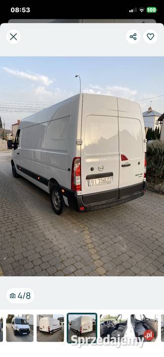 Opel Movano Master 23 Salon Polska podlaskie Białystok