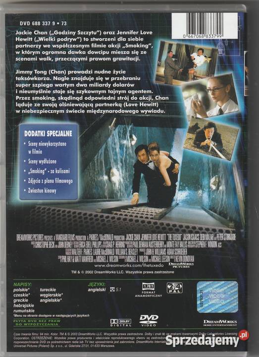 Smoking Jackie ChanJennifer Love Hewitt DVD Pruszków sprzedam