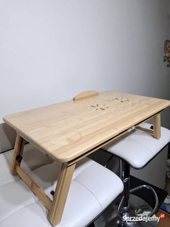 Drewniany stolik pod laptopa podstawka Kraków