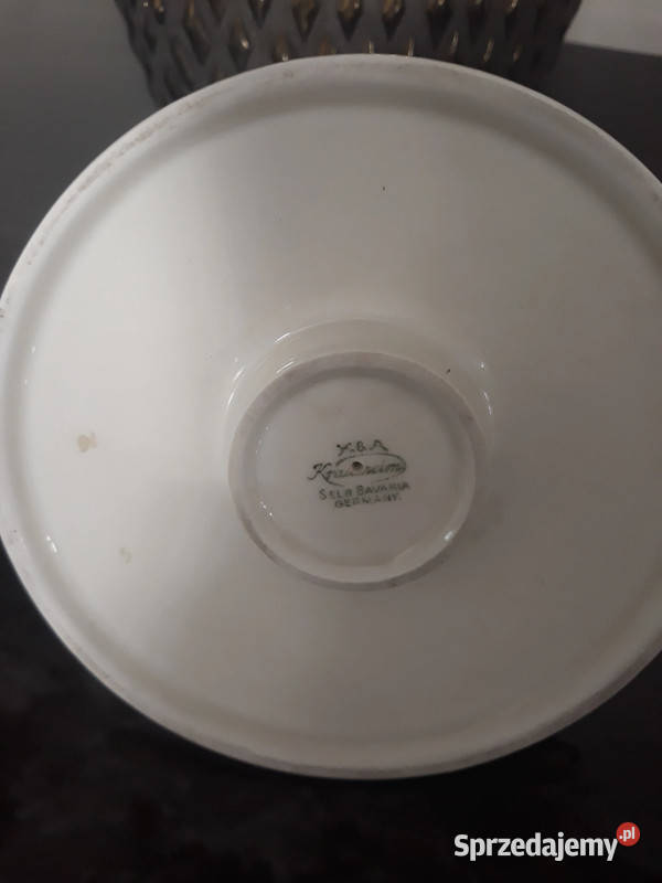 Świecznik z porcelany manufaktura