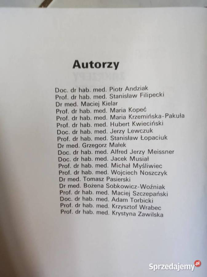 Zakrzepy i zatory Stanisław Łopaciuk Kielce sprzedam