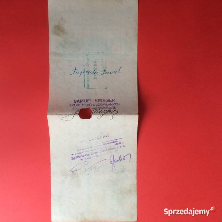 1540 Weksel Wystawiony W Łomży 37 zachodniopomorskie Szczecin