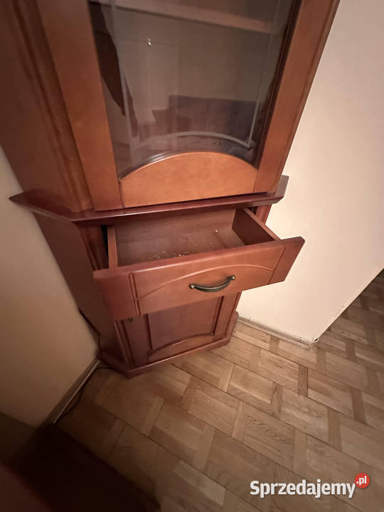 Witryna narożna drewniana Warszawa