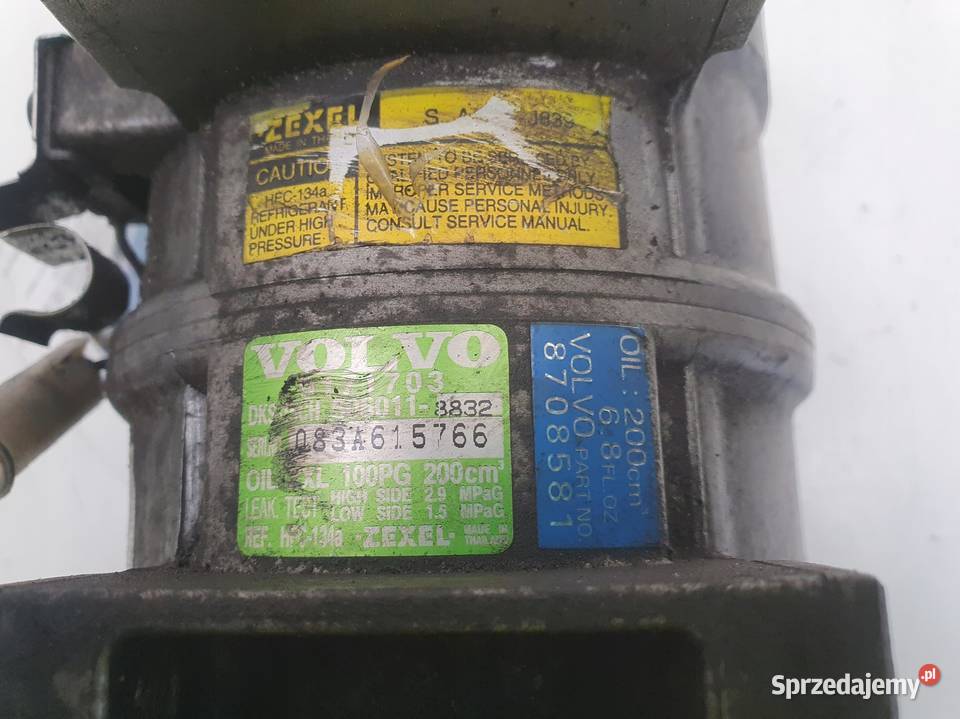SPRĘŻARKA KLIMATYZACJI Volvo C70 II 20 T 9171703 Chełm