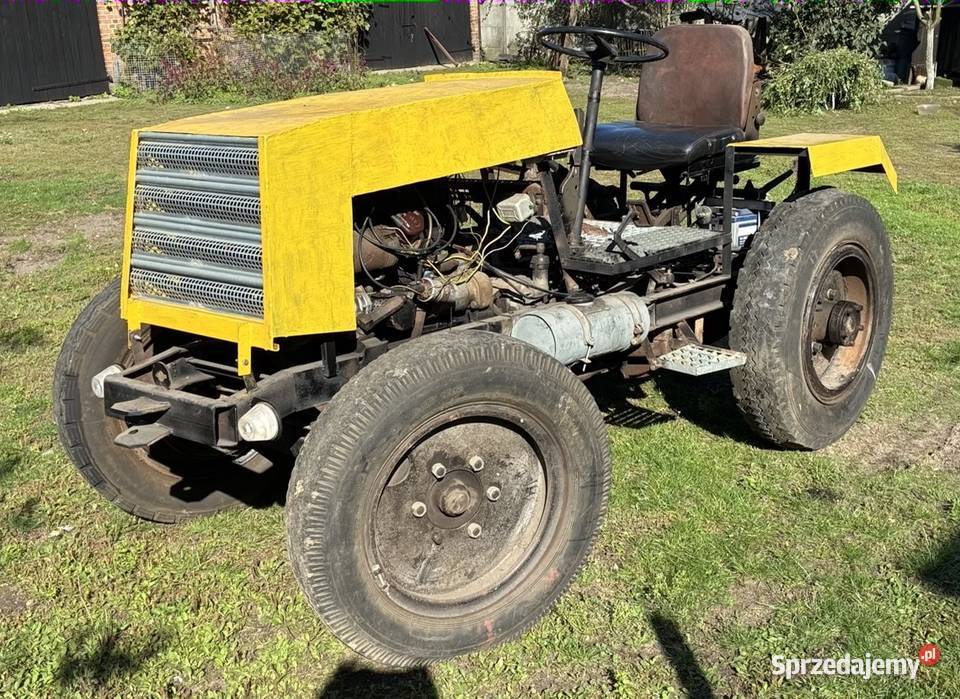 Mini traktorek własnej konstrukcji Silnik i Łódź sprzedam