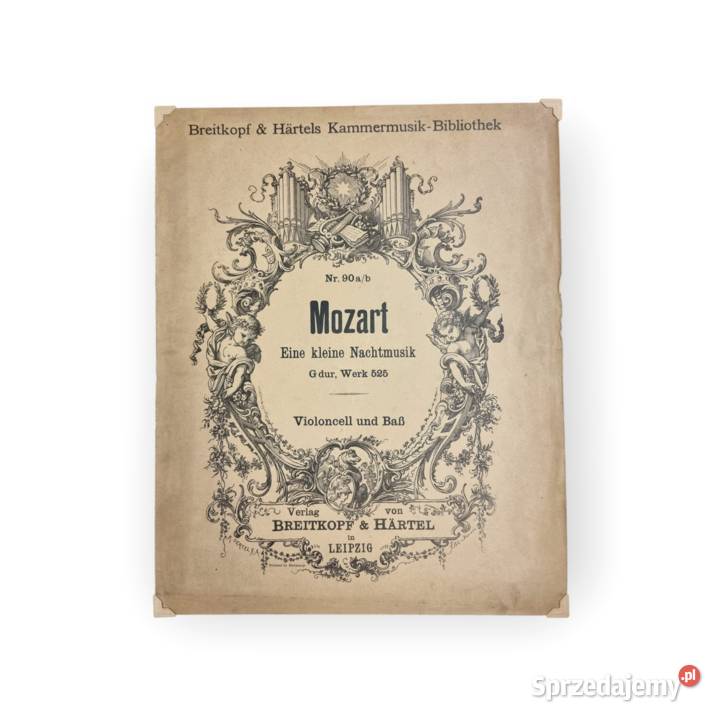 Mozart Eine kleine Nachtmusik dekoracja vintage Kołobrzeg