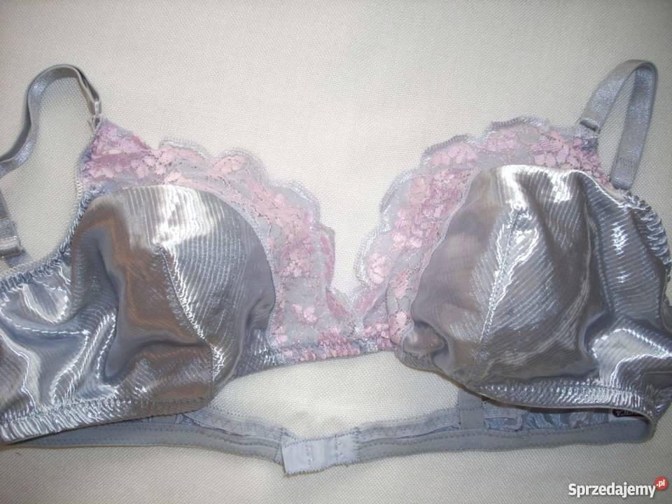 Yessica CA biustonosz satynowy 85 B szary/srebrny Biustonosze małopolskie Nowy Sącz