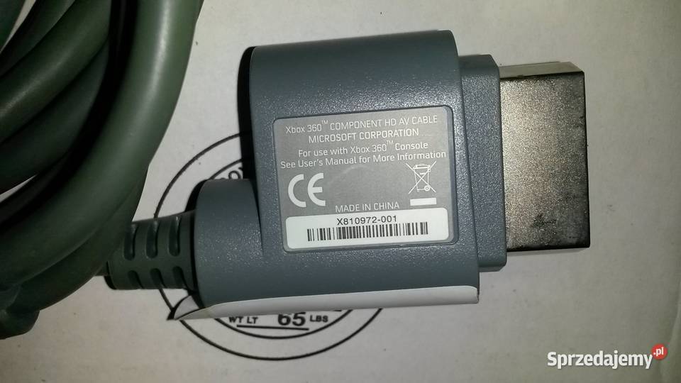 Oryginalny Kabel SVideo AV Xbox 360 Microsoft Poznań
