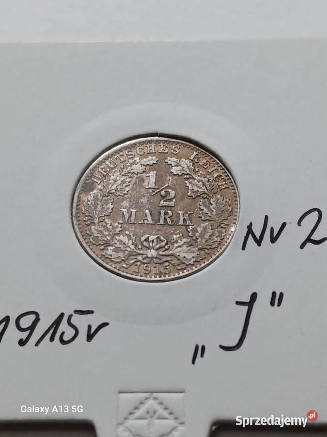 12 Marki Prusy 1915 r 2 mennica J Konin sprzedam