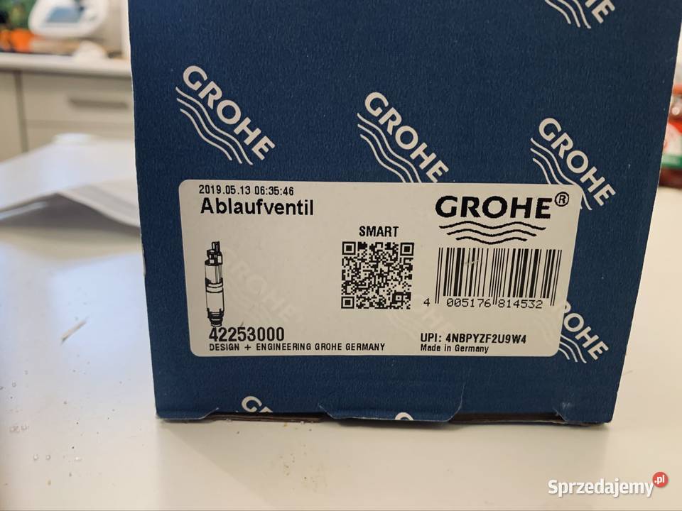 Grohe zawór spustowy AV1 z 2pojemnościowym Warszawa