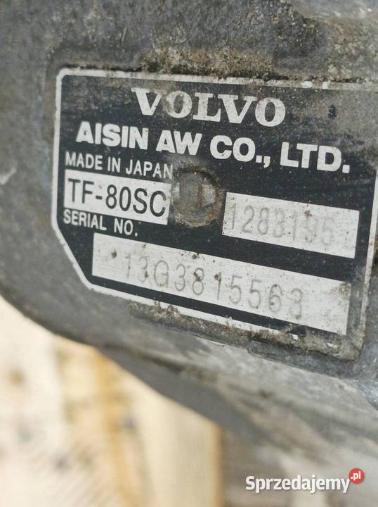 SKRZYNIA BIEGÓW AUTOMATYCZNA TF080SC 1283195 32 sprzedam