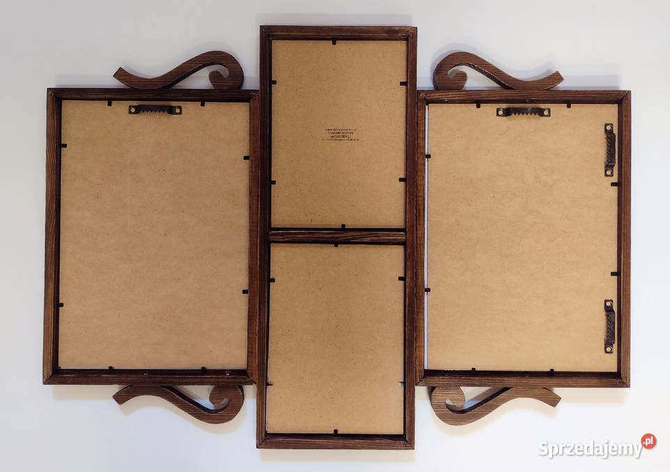 Drewniana Multirama Ramka Na Zdjęcia Galeria Ramki i ramy Bytom