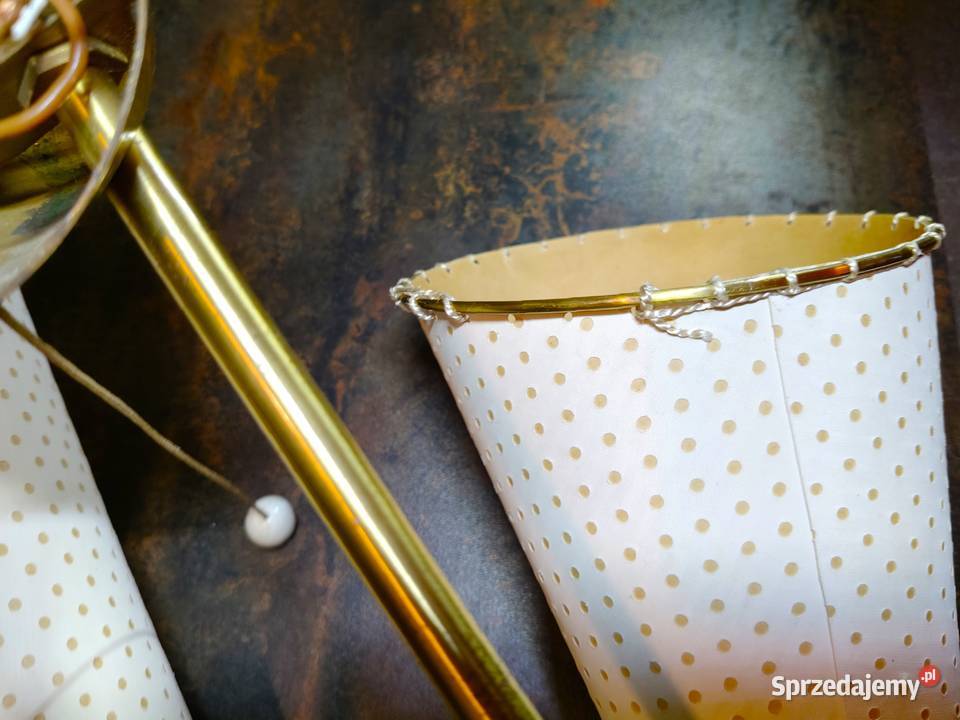 Kinkiet midcentury modern Włochy lata 40 XX