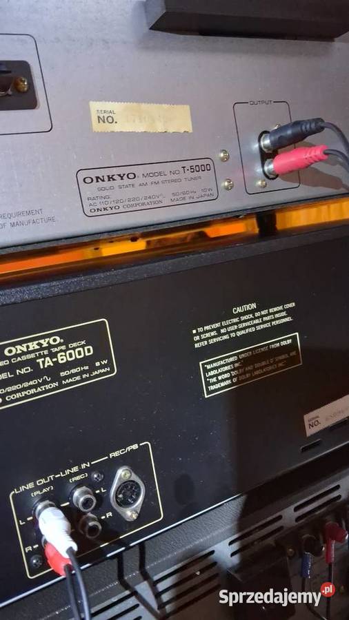 Piękny zestaw Wintage Onkyo Chorzelów