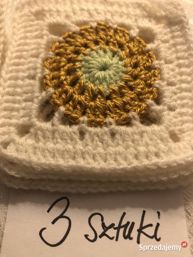 kwadrat babuni kwiaty poduszka narzuta95100 mazowieckie Zegrze