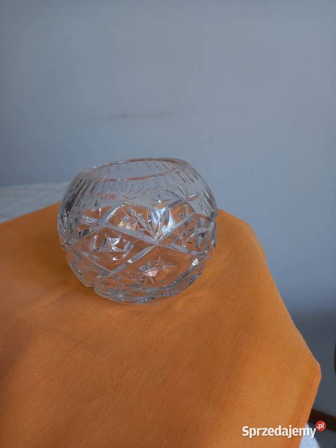 wazon kryształowa kula z czasów PRL inny kolor Wazony Warszawa