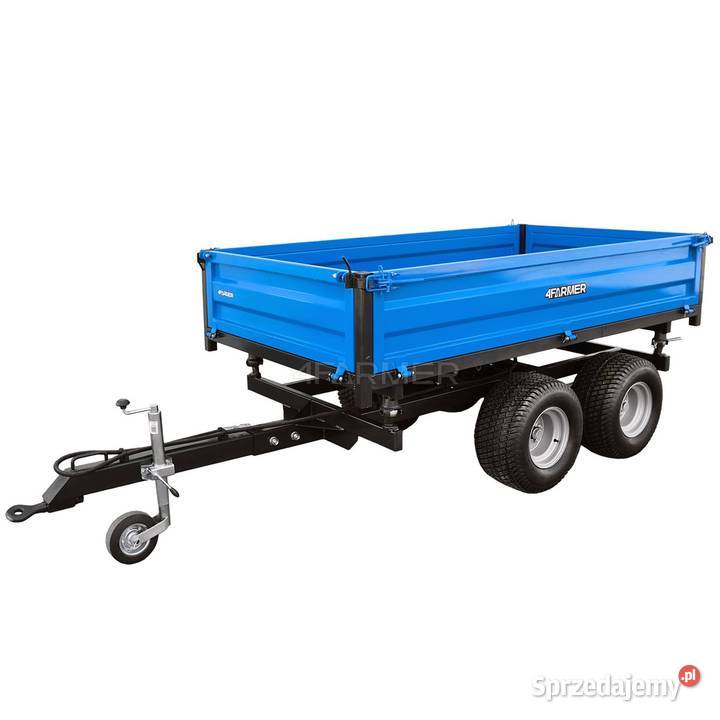 Przyczepa rolnicza dwuosiowa 25T z kiprem Tajęcina