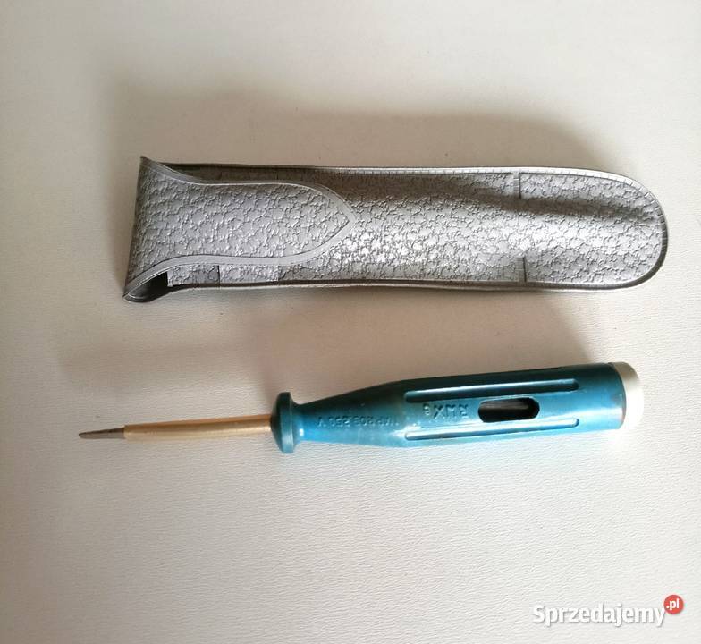 Stara próbówka próbnik tester napięcia RWXe Łódź