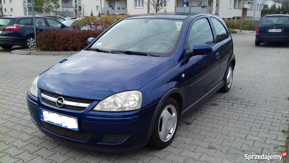 Zadbany Opel Corsa C Dodatkowe wyposażenie nieuszkodzony Poznań