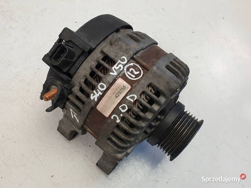 Volvo S40 II V50 20 D ALTERNATOR osobowe Układ elektryczny silnika lubelskie