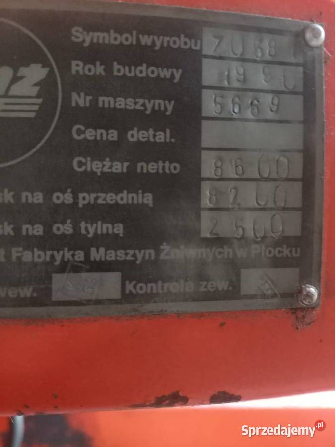 Sprzedam kombajn bizon rekord 90 1 właściciel Bizon Czeberaki