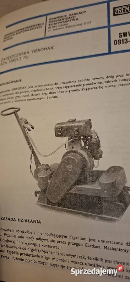 Katalog Maszyny i urządzenia do robót drogowych wielkopolskie