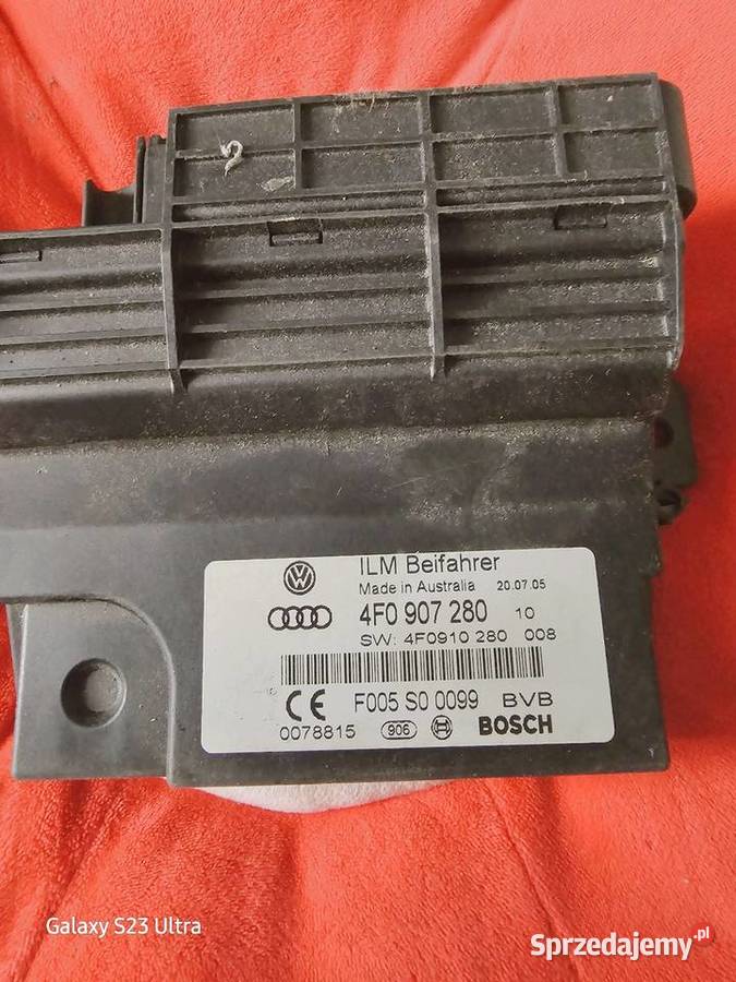 MODUŁ STEROWNIK MOCY AUDI A6 C6 4F0907280 BOSCH Olsztyn