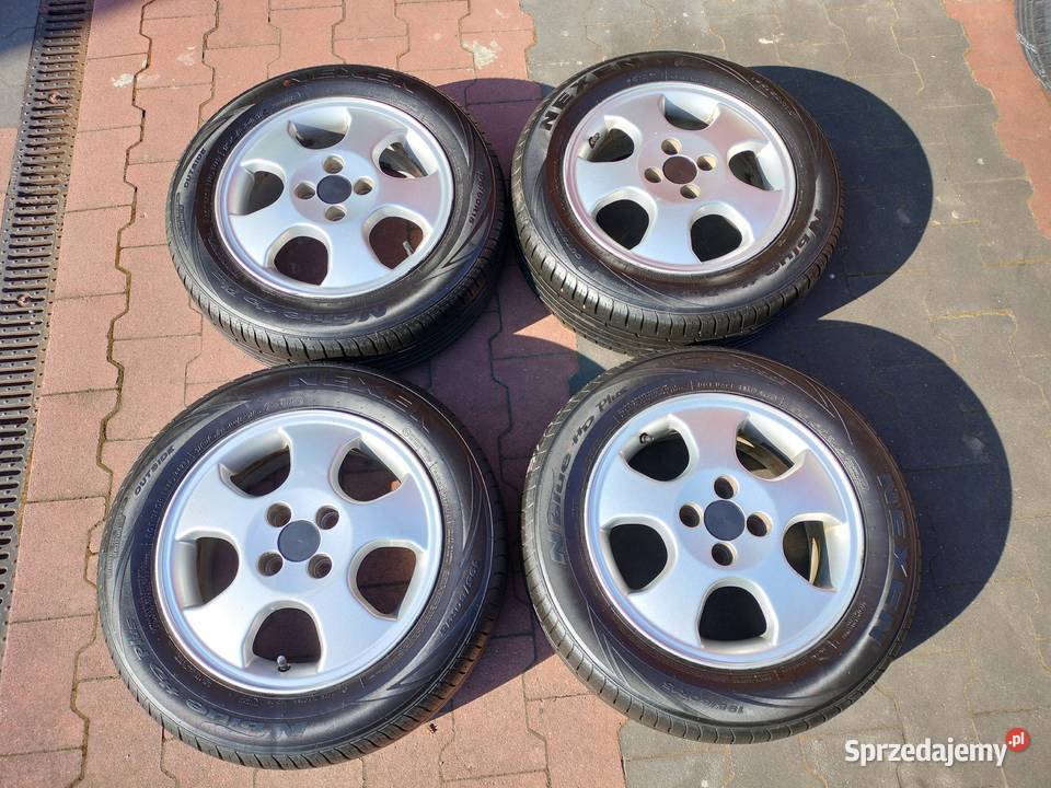 Koła alufelgi i opony 19660 R15 4X100 opel VW Kraków sprzedam