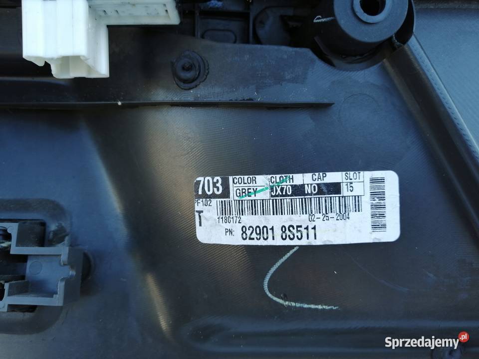 TAPICERKA BOCZEK DRZWI LEWY TYŁ NISSAN TITAN Nowy Tomyśl sprzedam