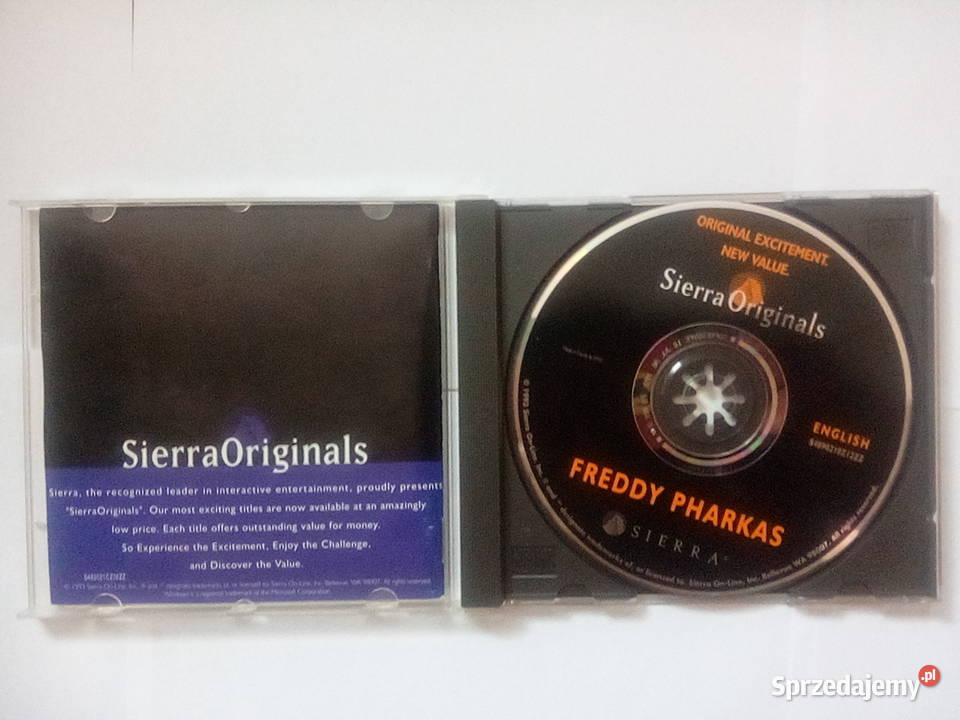 Sprzedam gre FREDDY HARKAS Sierra Originals 1993r. Wodzisław Śląski