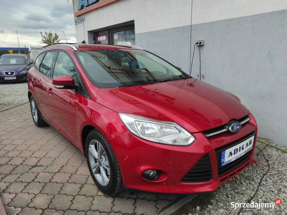 Ford Focus czerwony metalik 89przebiegu 125 isofix śląskie Racibórz