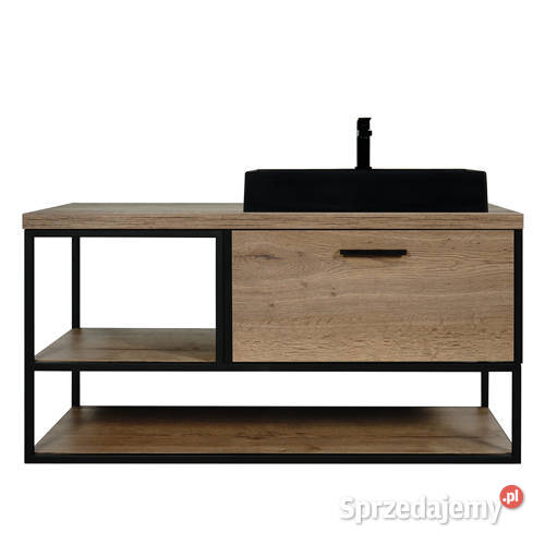 Szafka pod umywalkę 1201s z blatem wisząca loft Biłgoraj