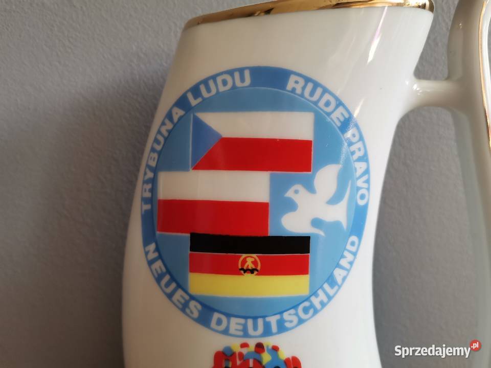 Stara pijałka porcelana Ćmielów Wyścig Pokoju Katowice