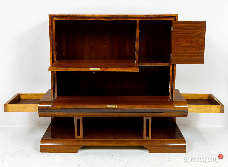 Komoda barek art deco Polska lata 30 XX wieku Swarzędz