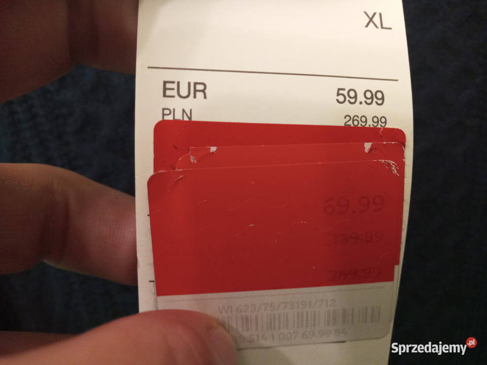 Granatowy sweter męski XL CA nowy z metką mazowieckie Warszawa