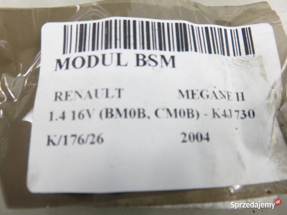 MODUŁ BSM RENAULT MEGANE II 8200306033A osobowe