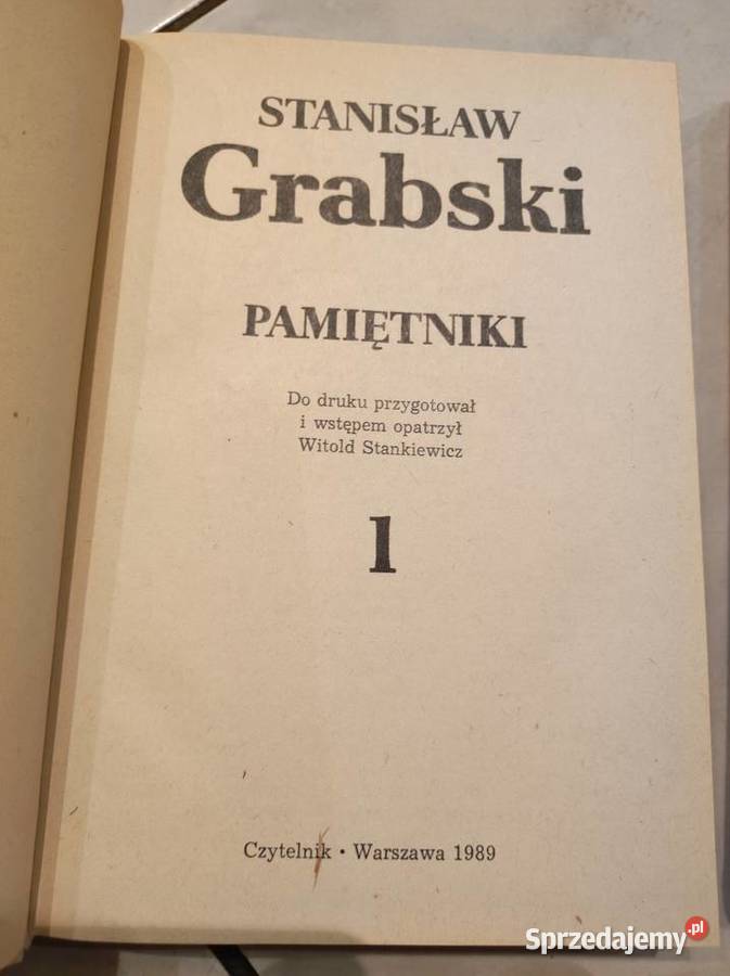 Pamiętniki Stanisław Grabski Kielce