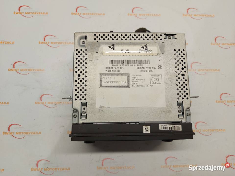 NISSAN QASHQAI J10 radio CD nawigacja 7612830076 osobowe Kielce