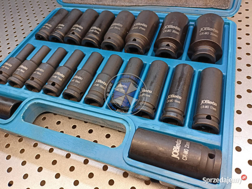 832mm 20el Nasadki udarowe 12kątne Długie 12 Nowe