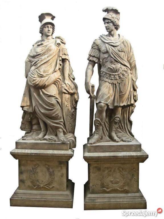 RZYMSKI SETNIK KORNELIUSZ NA KAMIENIU 2 FIGURY Kraków