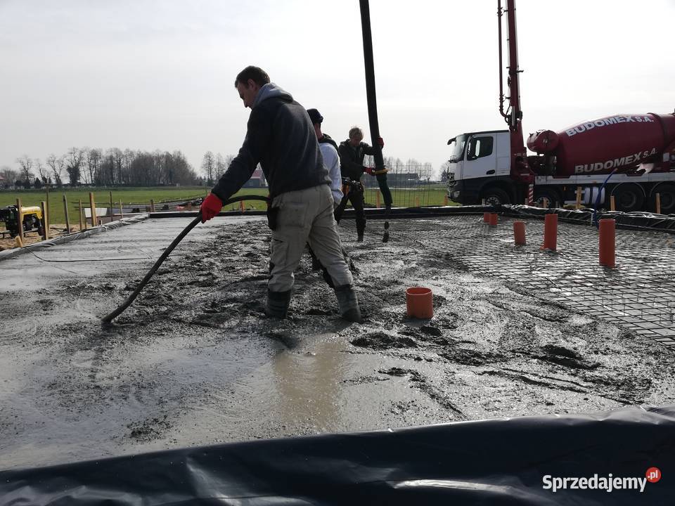 Wykonanie płyty fundamentowej usługi budowlane