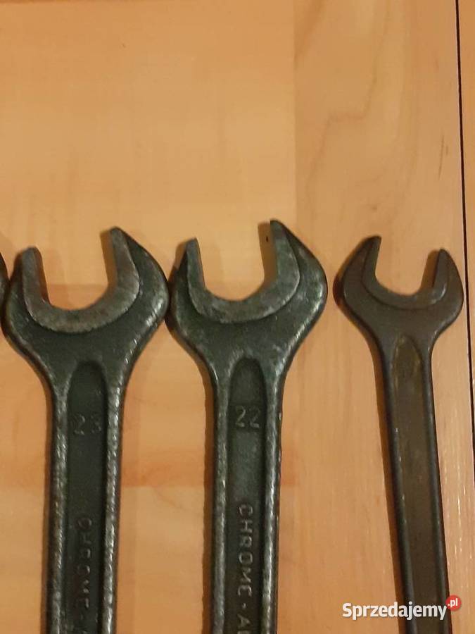 Stare klucze płaskie dwustronne PRL Chorzów