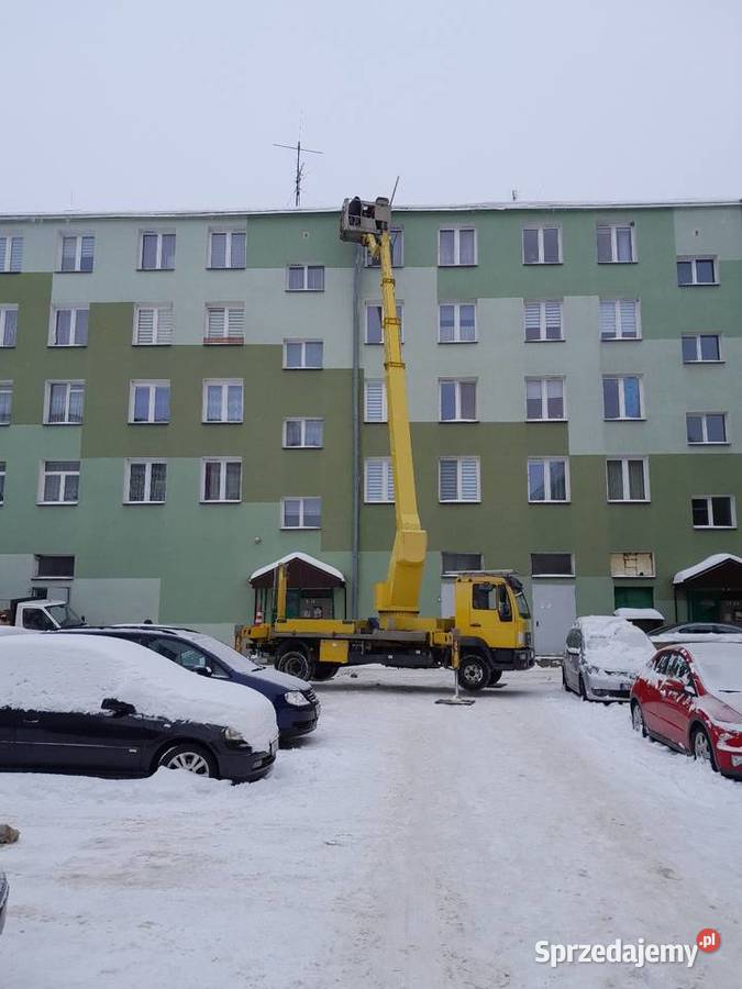 Usługi podnośnik koszowy 22m 27m wycinka drzew Tomaszów Lubelski