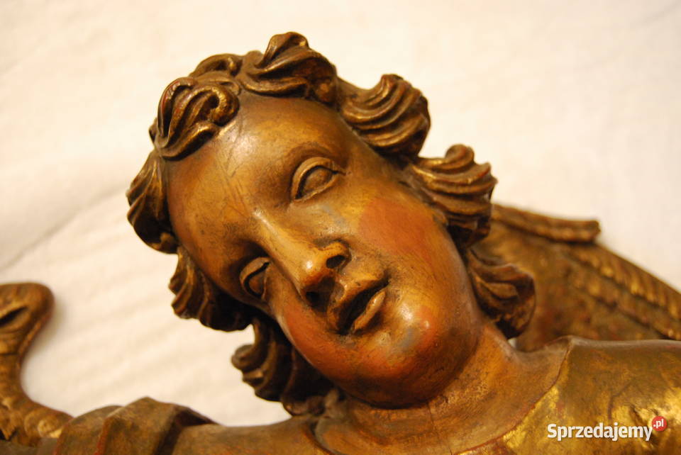 Rzeźba anioła ok XVIII wiek ok 17501800 r Poznań sprzedam