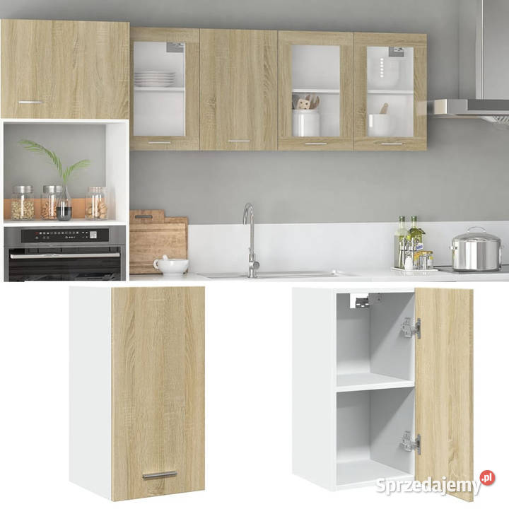 Szafka wisząca kolor dąb sonoma 295x31x60 płyta Warszawa
