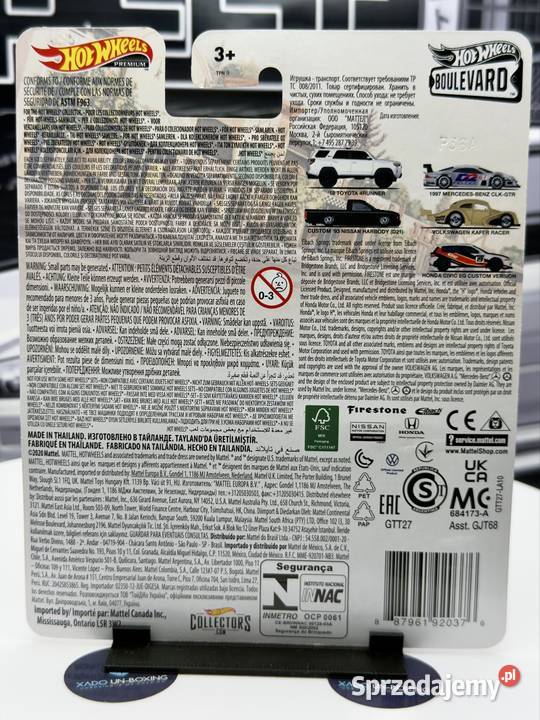 Hot Wheels Boulevard 1997 Mercedes CLKGTR BOX 5 Dla Dziecka Wrocław sprzedam